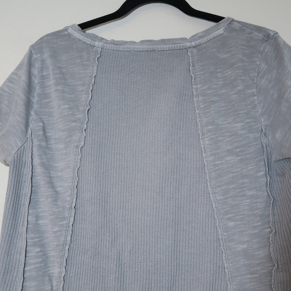 Sundance Top Waffle Knit Tunic Tee‎ Short Sleeve Casual Lightweight Oversized S - Picture 7 of 8